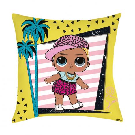 LOL Surprise Palm Trees Square Filled Cushion £6.49